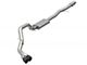 Kooks KRT Single Exhaust System with Black Tips; Side Exit (19-24 6.2L Sierra 1500)