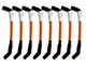 Kooks 11mm Spark Plug Wires; Orange with Black Boots (07-13 V8 Silverado 1500)
