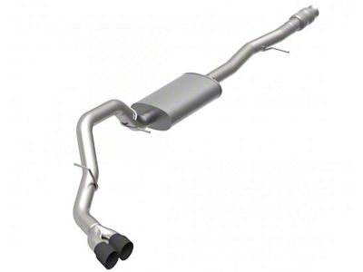 Kooks KST Single Exhaust System with Black Tips; Side Exit (19-25 6.2L Silverado 1500)