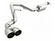 Kooks Single Exhaust System with Polished Tips; Side Exit (21-24 5.3L Yukon)