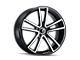 Kraze Lusso Gloss Black Machined 6-Lug Wheel; 22x9.5; 30mm Offset (04-08 F-150)