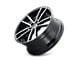 Kraze Lusso Gloss Black Machined 6-Lug Wheel; 22x9.5; 30mm Offset (15-20 Tahoe)