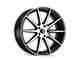 Kraze Cosmos Gloss Black Machined 5-Lug Wheel; 17x8; 38mm Offset (87-90 Dakota)