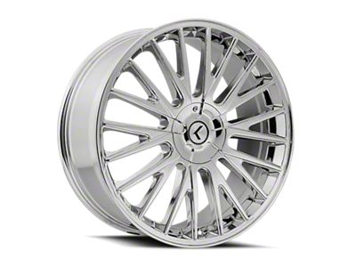 Kraze Double Down Chrome 5-Lug Wheel; 17x8; 38mm Offset (87-90 Dakota)