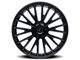 Kraze Double Down Gloss Black 5-Lug Wheel; 17x8; 38mm Offset (87-90 Dakota)