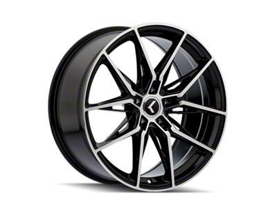 Kraze Evolve Gloss Black Machined 5-Lug Wheel; 20x9; 35mm Offset (87-90 Dakota)