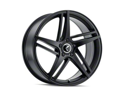 Kraze Milano Satin Black 5-Lug Wheel; 17x8; 38mm Offset (87-90 Dakota)