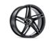 Kraze Milano Satin Black 5-Lug Wheel; 18x8; 40mm Offset (87-90 Dakota)