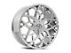 Kraze Ricochet Chrome 5-Lug Wheel; 22x8.5; 38mm Offset (87-90 Dakota)