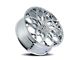 Kraze Ricochet Chrome 5-Lug Wheel; 22x8.5; 38mm Offset (87-90 Dakota)