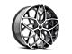 Kraze Ricochet Gloss Black Machined 5-Lug Wheel; 22x8.5; 38mm Offset (87-90 Dakota)