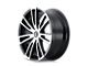 Kraze Spectra Gloss Black Machined 5-Lug Wheel; 18x8; 40mm Offset (87-90 Dakota)