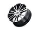 Kraze Spectra Gloss Black Machined 5-Lug Wheel; 18x8; 40mm Offset (87-90 Dakota)