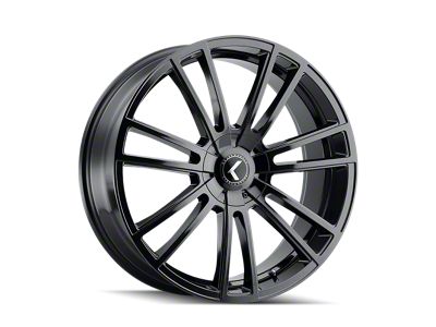 Kraze Spectra Gloss Black 5-Lug Wheel; 18x8; 40mm Offset (87-90 Dakota)