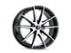 Kraze Turismo Gloss Black Machined 5-Lug Wheel; 17x8; 38mm Offset (87-90 Dakota)