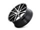 Kraze Turismo Gloss Black Machined 5-Lug Wheel; 17x8; 38mm Offset (87-90 Dakota)