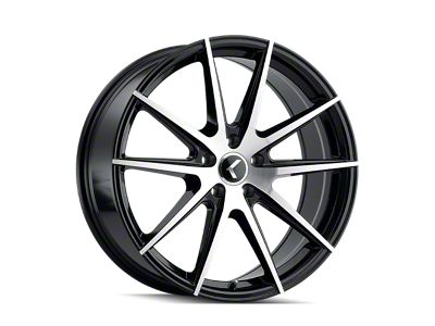 Kraze Turismo Gloss Black Machined 5-Lug Wheel; 18x8; 40mm Offset (87-90 Dakota)