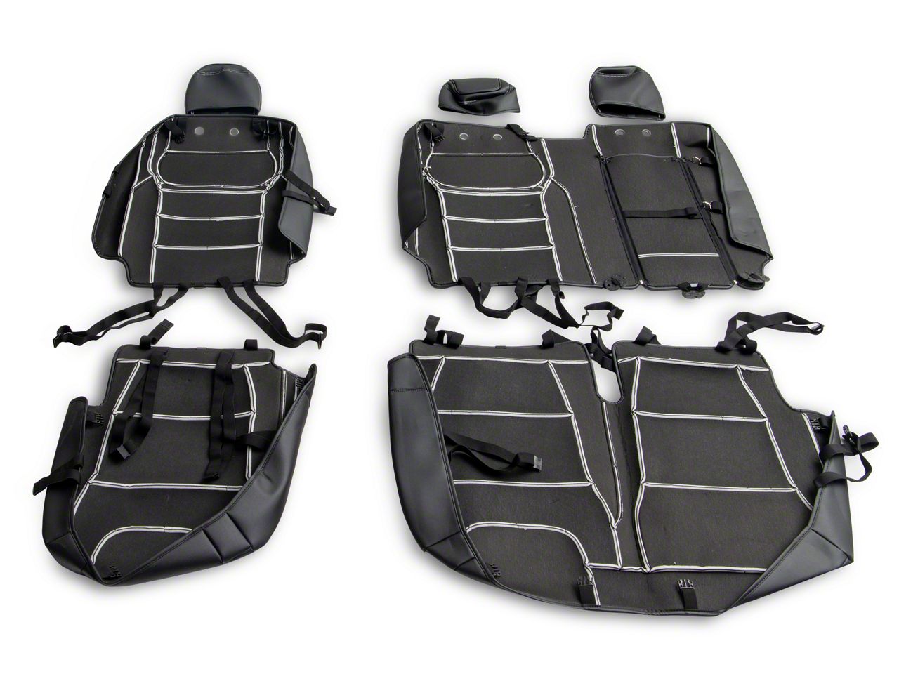 Kustom Interior F Premium Artificial Leather Front And Rear Seat