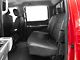 Kustom Interior Premium Artificial Leather Front and Rear Seat Covers; All Black (21-25 F-150 SuperCrew w/ Front Bucket Seats)