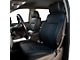 Kustom Interior Premium Artificial Leather Front and Rear Seat Covers; All Black with Honeycomb Accent (19-24 Sierra 1500 Double Cab, Crew Cab w/ Bench Seat & Rear Seat Armrest)