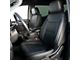 Kustom Interior Premium Artificial Leather Front and Rear Seat Covers; All Black (19-24 Silverado 1500 Crew Cab w/ Bucket Seats)