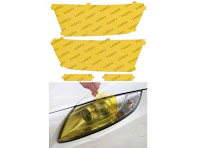 Lamin-X Headlight Tint Covers; Yellow (19-24 RAM 1500 w/ Rectangle Fog Lights)