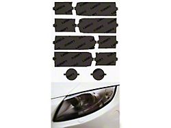 Lamin-X Headlight Tint Covers; Gunsmoke (17-19 Silverado 2500 HD)