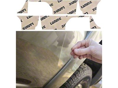Lamin-X Wheel Arch Guards Paint Protection Film; Rear (2024 Silverado 2500 HD Custom, WT)