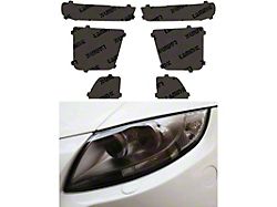 Lamin-X Headlight Tint Covers; Gunsmoke (20-23 Silverado 3500 HD)