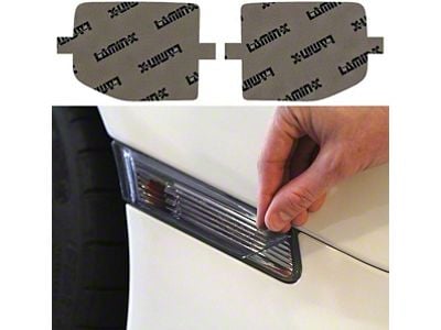 Lamin-X Reverse Light Tint Covers; Gunsmoke (2024 Silverado 3500 HD High Country, LT, LTZ)