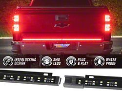 LEDGlow Red Tailgate Light Bar with White Reverse Lights; 60-Inch (Universal; Some Adaptation May Be Required)