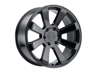 Level 8 Wheels Enforcer Gloss Black 6-Lug Wheel; 20x9; 9mm Offset (15-22 Canyon)