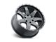 Level 8 Wheels Slam Matte Black 6-Lug Wheel; 20x9; 9mm Offset (15-22 Canyon)