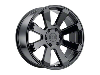 Level 8 Wheels Enforcer Gloss Black 6-Lug Wheel; 20x9; 9mm Offset (15-22 Colorado)