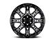 Level 8 Wheels Slingshot Gloss Black Machined 8-Lug Wheel; 20x11.5; -44mm Offset (03-09 RAM 2500)