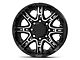 Level 8 Wheels Slingshot Gloss Black Machined 8-Lug Wheel; 20x9; 0mm Offset (03-09 RAM 2500)