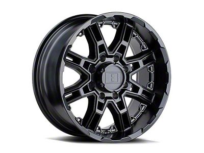 Level 8 Wheels Slingshot Matte Black 8-Lug Wheel; 22x11.5; -44mm Offset (03-09 RAM 2500)