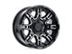 Level 8 Wheels Slingshot Gloss Black with Machined Face 6-Lug Wheel; 17x8.5; 10mm Offset (04-08 F-150)