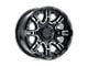 Level 8 Wheels Slingshot Gloss Black with Machined Face 6-Lug Wheel; 20x11.5; -44mm Offset (04-08 F-150)