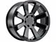 Level 8 Wheels Enforcer Gloss Black 6-Lug Wheel; 17x8.5; -24mm Offset (07-13 Sierra 1500)