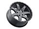 Level 8 Wheels Slam Matte Black 6-Lug Wheel; 17x8.5; -24mm Offset (07-13 Sierra 1500)