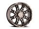 Level 8 Wheels Slingshot Matte Bronze 6-Lug Wheel; 17x8.5; -10mm Offset (07-13 Sierra 1500)