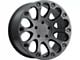 Level 8 Wheels Impact Matte Black 6-Lug Wheel; 18x9; 9mm Offset (07-13 Silverado 1500)