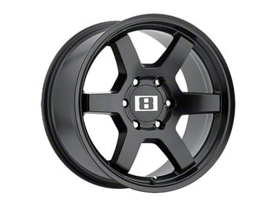 Level 8 Wheels MK6 Matte Black 6-Lug Wheel; 17x8; 0mm Offset (07-13 Silverado 1500)