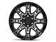 Level 8 Wheels Slingshot Gloss Black Machined 6-Lug Wheel; 20x9; -10mm Offset (07-13 Silverado 1500)