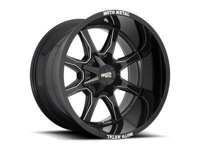 Level 8 Wheels Slingshot Matte Black 8-Lug Wheel; 22x11.5; -44mm Offset (11-14 Silverado 3500 HD SRW)