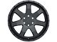 Level 8 Wheels Slam Matte Black 6-Lug Wheel; 17x8.5; -24mm Offset (07-14 Tahoe)