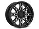 Level 8 Wheels Slingshot Gloss Black Machined 6-Lug Wheel; 20x9; 10mm Offset (07-14 Tahoe)