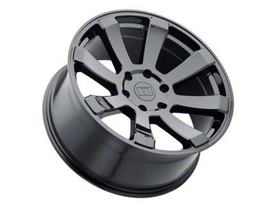 Level 8 Wheels Enforcer Gloss Black 5-Lug Wheel; 17x8.5; -6mm Offset (09-18 RAM 1500)