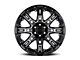 Level 8 Wheels Slingshot Gloss Black Machined 6-Lug Wheel; 20x11.5; -44mm Offset (14-18 Silverado 1500)